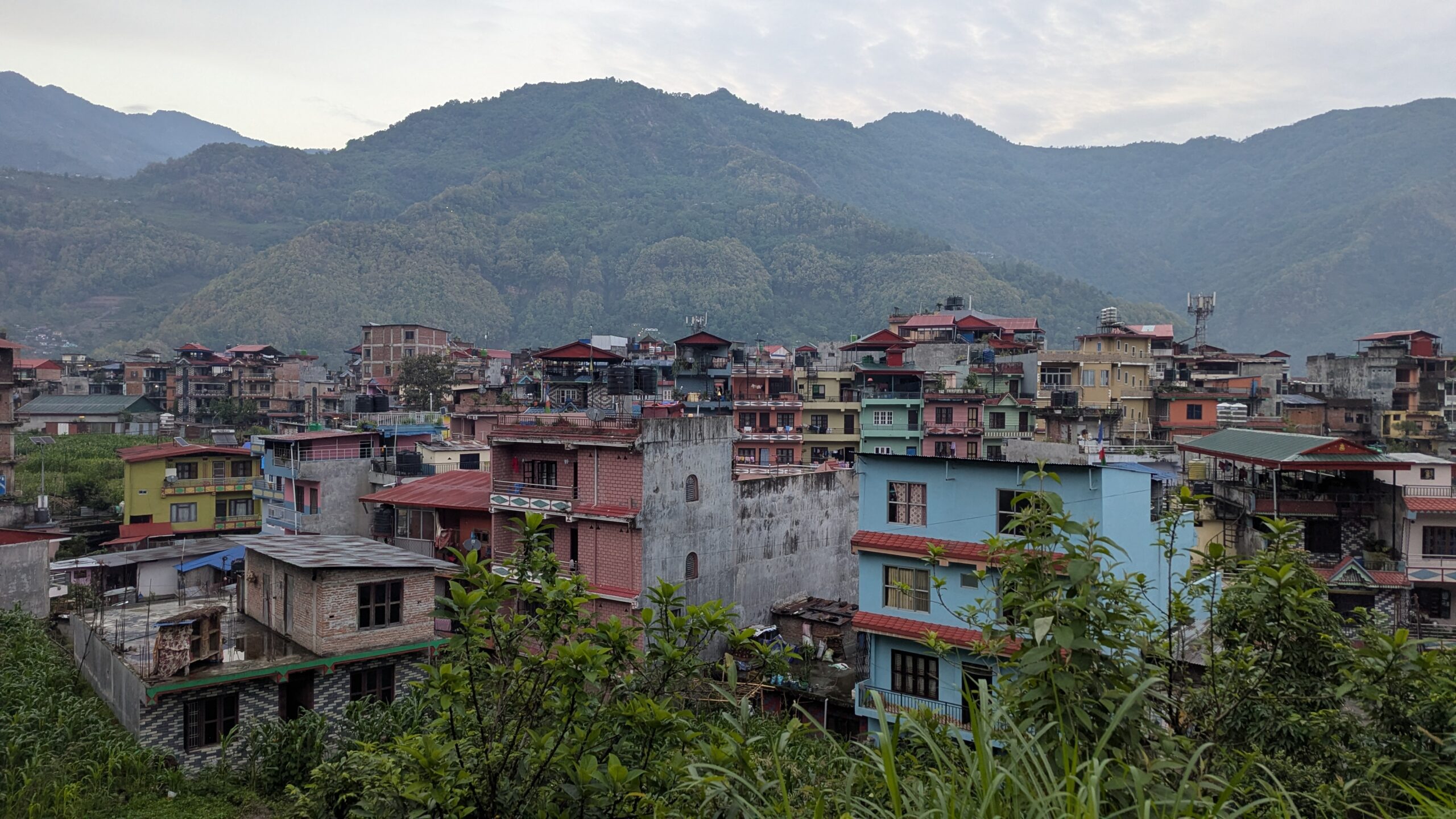 View of part of Kathmandu